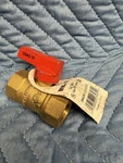 Watts 3/4 Brass Ball Valve, Manual, Natural Gas, Mpn 0545005,. Fixed Price $10.00.