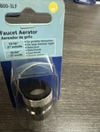Plumb Pak PP800-3LF Faucet Aerator, 55/64-27 X 15/16-27, Brass, Chrome Plated. Fixed Price $12.95.
