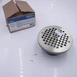 Proflo PF42890 3-1/2" Ips Plastic Drain Barrell W/ 5-3/4" Nickel Grate &6" Rin. Fixed Price $53.99.