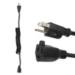 Iron Forge Cable Sjeow Black Outdoor Coiled Extension Cord 8.5 Ft,. Fixed Price $36.50.