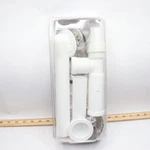 Everbilt Bath Waste & Overflow Drain Poly White Brushed Nickel 1-1/2". Fixed Price $20.40.