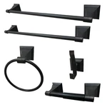 Kingston Brass Monarch Collection Bath Hardware Set BAHK61212478ORB - Black. Fixed Price $86.43.
