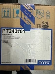 New - Toto Supreme Pedestal Cotton White PT243#01. Fixed Price $50.00.