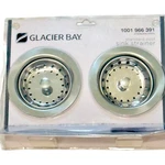 Pack Glacier Bay Sink Strainer Stainless 7043-103SS2PK 1001 966 391. Fixed Price $9.99.