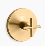 Kohler K-T14488-3-2MB Purist Temperature Control Valve Trim, Brushed Brass. Fixed Price $349.99.