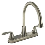 Valterra Phoenix Brushed Nickel Hi-arc Hybrid Lavatory Faucet W Lever Handle. Fixed Price $79.77.
