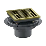 Kohler K-9136-AF, Vibrant French Gold Square Design Tile-in Shower Drain. Fixed Price $55.00.
