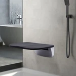 Folding Shower Seat Bench Wall Mounted Up Chair Stool Bathroom Toilet. Fixed Price $70.14.