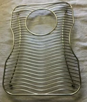 Elkay LKWOBG1116SS Stainless Steel Wire Sink Rack With 5" Drain. Fixed Price $65.00.