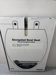 Kohler Cachet Elongated Closed-front Toilet Seat With Soft K-4636-RL-47. Fixed Price $45.00.
