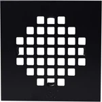 Westbrass D206-SQG-62 4-1/4" Square Shower Drain Cover Matte Black (4-3). Fixed Price $13.49.