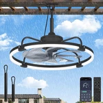 Keep Your Patio Cool All Summer - 24 Outdoor Ceiling Fan With Light. Fixed Price $259.99.