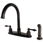FB7795ALSP Victorian 8INCH Centerset Kitchen Faucet With Sprayer, Oil Rubbed .... Fixed Price $78.40.