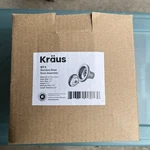 Kraus Stainless Steel Kitchen Sink Drain Assembly Strainer ST-1 New Box. Fixed Price $8.40.