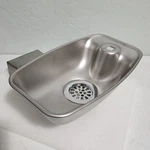 Elkay EDF15R Bracket Fountain, Stainless Steel, 1.25. See 2ND Pic-missing Part. Fixed Price $99.95.