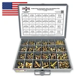 Usa Made Grade 8 Hex Cap Screws Nuts Washers Fine Thread Zinc Yellow - 575PCS. Fixed Price $175.77.