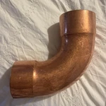 Copper Pipe 90 Degree Elbow Long Turn 4 Inch Elkhart Products 10031770. Fixed Price $98.99.