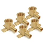 (5) 1/2" Pex Brass Lead Free Drop Ear Elbows Fitting Replace Watts LFWP23B-08PB. Fixed Price $15.49.