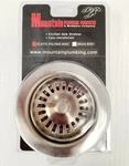 New Mountain Plumbing CMT300/BRS 3-1/2" Kitchen Sink Basket Strainer. Fixed Price $39.85.