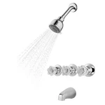 Pfister Bedford 3-HANDLE Tub Shower Faucet In Polished Chrome 801-WS2-BDCC. Fixed Price $69.95.