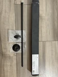 Signature Hardware Toilet Supply Kit With Matte Black Angle Stop 5/8" Od X 3/8". Fixed Price $62.10.