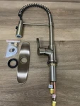 Kingston Brass LS877CTLAB Continental 1.8 Gpm Hole Pull Down Faucet - Used. Fixed Price $155.99.