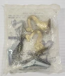 Ll) Vintage Silvine Box Ornate Brass Floral Ceiling Swag Hooks Lighting. Fixed Price $14.99.