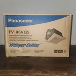 Panasonic Whisper Ceiling FV-08VQ5 Super Quiet Ventilation Fan White 80 Cfm. Fixed Price $200.00.
