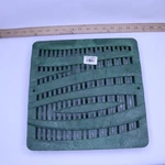 Nds Square Decorative Wave Grate Plastic Green For Basin 1224GRRTL-4. Fixed Price $18.41.
