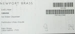 Newport East Linear 106H-04 Hot Water Dispenser,satin Brass*new*. Fixed Price $267.99.