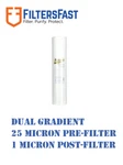 Pentek DGD-2501-20 Dual Gradient Density Filter. Fixed Price $47.24.