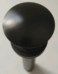 Signature Hardware Mushroom Style Pop-up Bathroom Drain With Overflow SH332MB. Fixed Price $37.99.