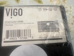 Vigo VGSG2815MB Noma 15" X 28" W Silicone Basin Rack For Single Sink. Fixed Price $42.49.