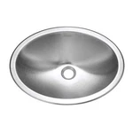 Houzer CHT-1800-1 Opus 18" Drop-in Oval Bathroom Sink Without Overflow. Fixed Price $174.28.