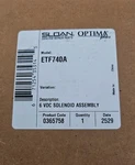 Sloan ETF-740-A Solenoid Valve Assembly 0365758 New. Fixed Price $199.00.