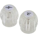 Sterling Hot/cold Faucet Handles Clear 2-1/8" A2990. Fixed Price $18.42.