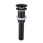 Kes Bathroom Sink Drain Without Overflow Vessel Big Popup Cap, Matte Black. Fixed Price $28.88.