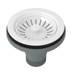 Rohl 735WH Kitchen Basket Strainer White Disposal Flange / Drain Trim. Fixed Price $72.00.