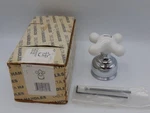 Delta H57PB Porcelain Cross Handle Polished Chrome Large Neo Diverter. Fixed Price $49.99.