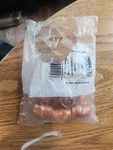 Nibco CP-604 Copper Adapt. Size 1/2" Bag Of 7. Fixed Price $11.00.