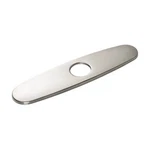 Bellaterra Home 10 In. Stainless Steel Faucet Deck Plate, Brushed Nickel. Fixed Price $7.34.