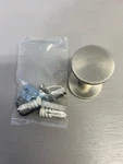 Ginger 4610/SN Kubic Single Robe Hook - Satin Nickel Small Dent. Fixed Price $49.03.