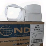 Nds - 9P06 3X4X4 Pvc Downspout Adapter Pack Of 2. Fixed Price $17.41.