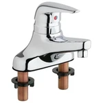 Chicago Faucets Single Handle Centerset Bath Sink 0.5 Gpm. Fixed Price $154.46.