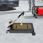 17 Gallon Oil Drain Pan And Electric Pump Cart 7.2FT Soft Pipe. Fixed Price $171.64.