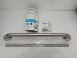 Moen Home Care 24" Grab Bar Peened Stainless Steel - LR8724P (cosmetic, No Box). Fixed Price $31.90.