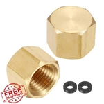 Uxcell 1/4" Npt Brass Hex Head Pipe Plug Stop Valve 2PC. Fixed Price $20.00.