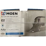 Moen Adler CAL84502SRN Bathroom Faucet Spot Resist Brushed Nickel New Open Box. Fixed Price $39.99.