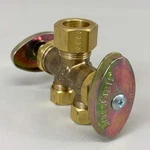 Brasscraft Dual Shut Off Outlet Stop 1/2" Nom Cmp In 3/8" Od Comp CR1901DVSXR. Fixed Price $20.16.