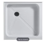 Vigo VG06019WHT3232 32-3/8" Wide X Deep Shower Base Double Threshold. Fixed Price $300.00.